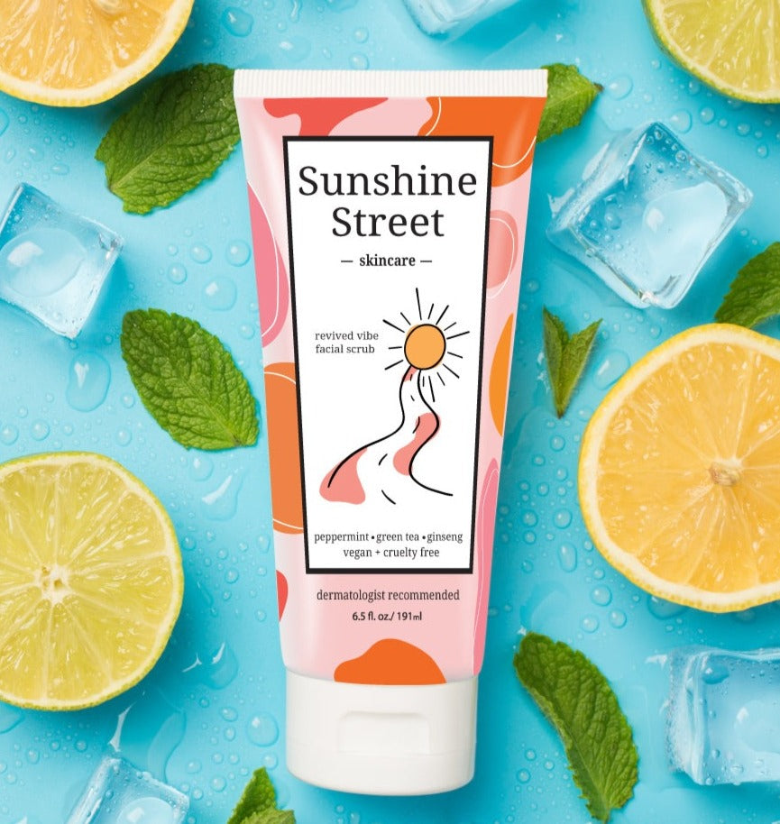 revived vibe facial scrub